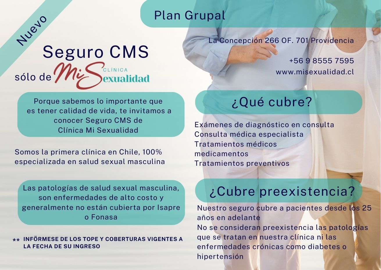 Seguro de salud Plan Grupal CMS CLÍNICA MI SEXUALIDAD